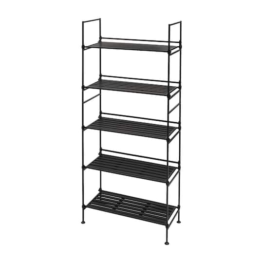 Organize It All 5 Tier Espresso Freestanding Shelf